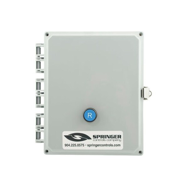 Springer Controls Co NEMA 4X Enclosed Motor Starter, 26A, 3PH, Separate Coil Voltage, Reset Button, 100-250V, 16-20A AF2606R2M-3I - main